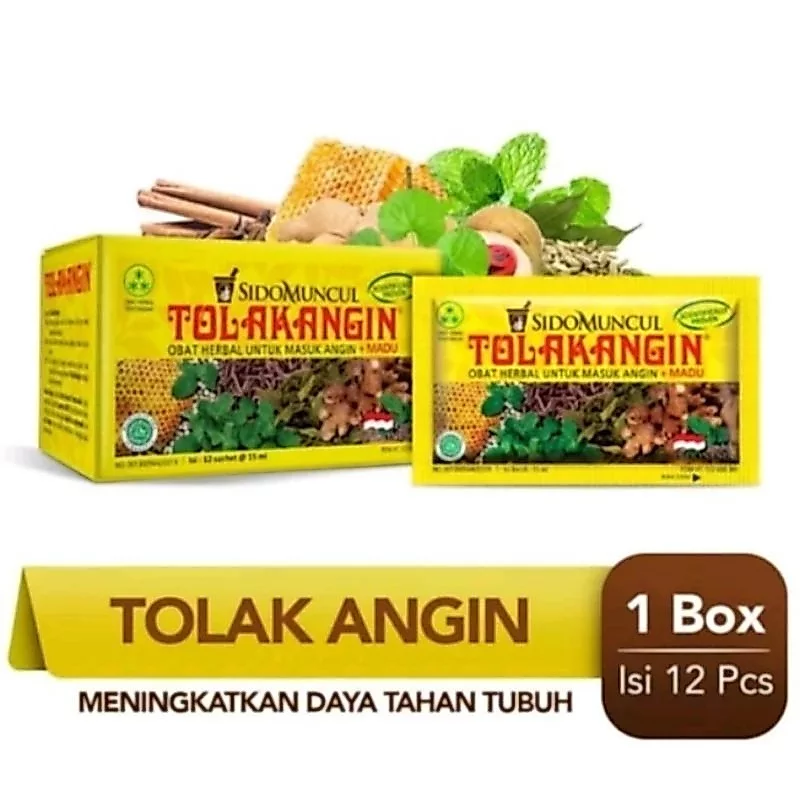 Tolak Angin Cair Plus Madu 1 Box isi 12 Sachet