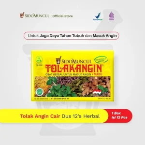 Tolak Angin Cair Plus Madu 1 Box isi 12 Sachet