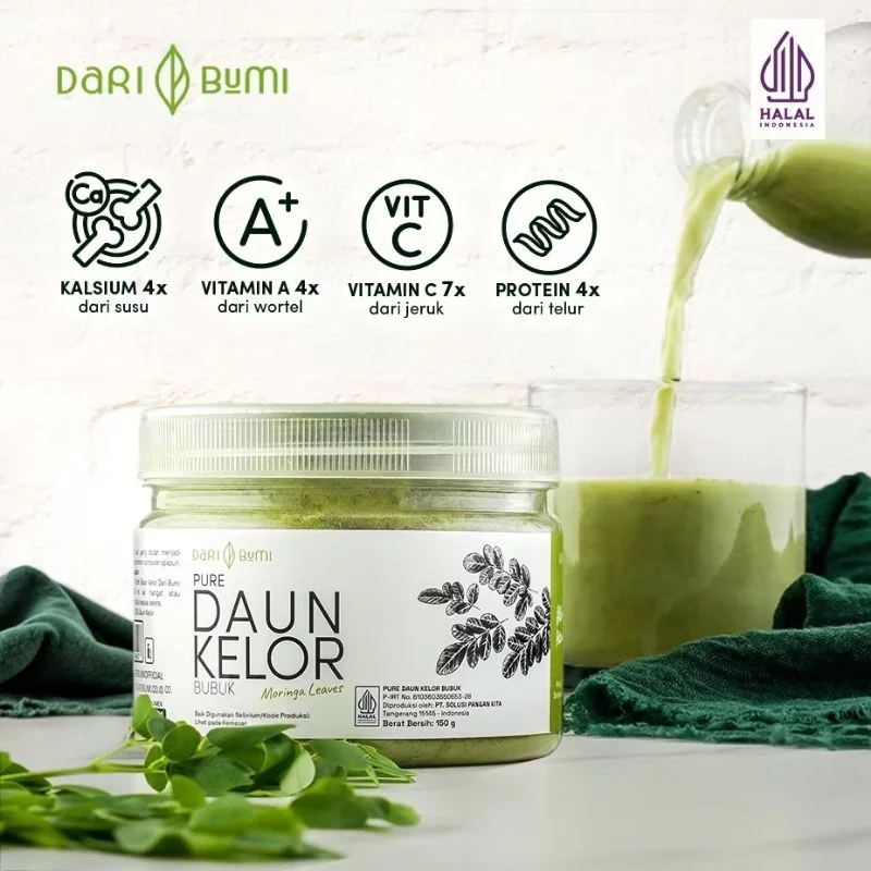 Dari Bumi Daun Kelor Bubuk (Moringa Powder)