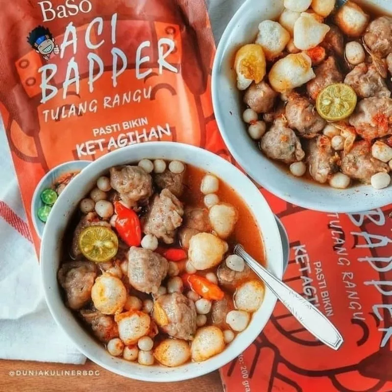 Bapper Baso Aci Tulang Rangu Pedas