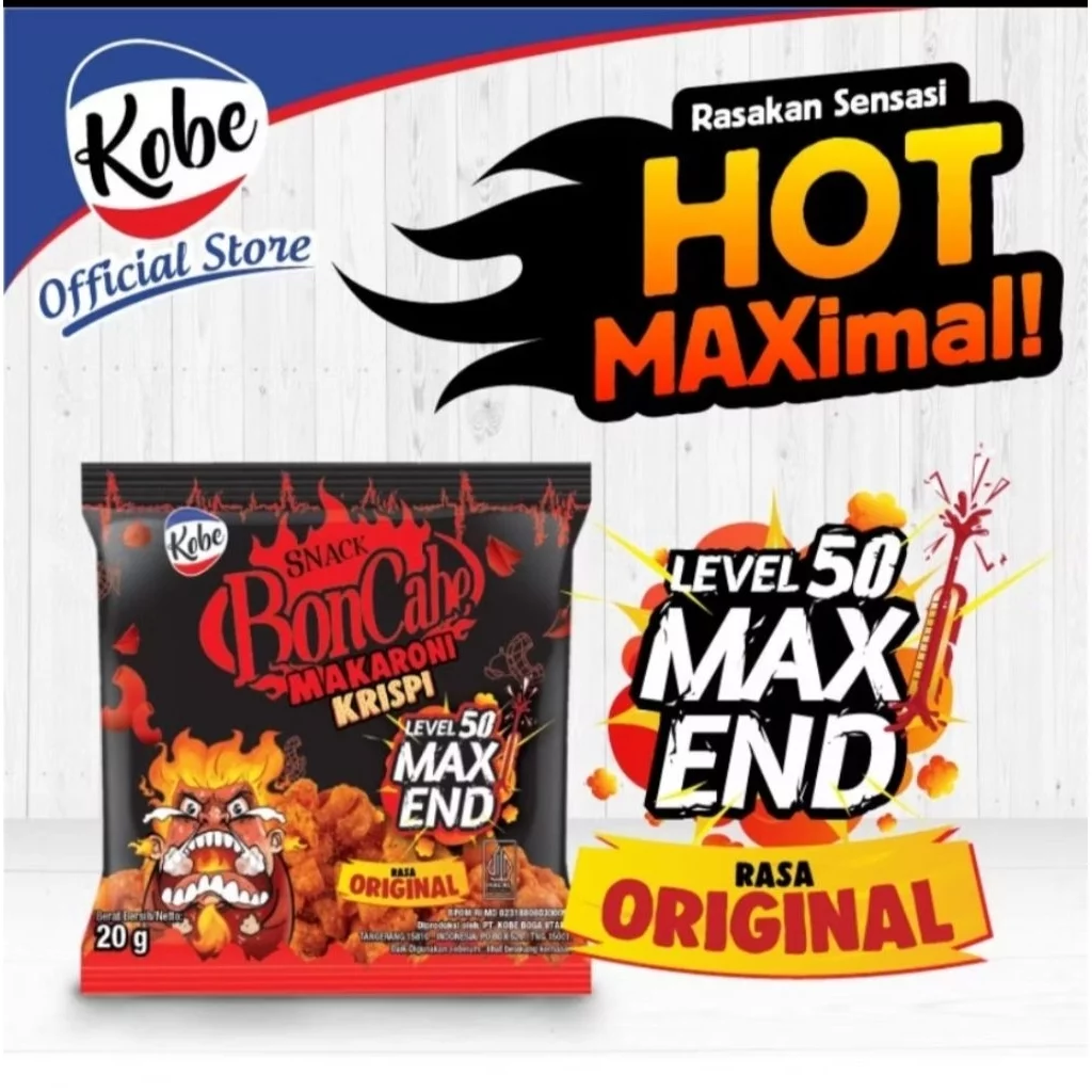 Makaroni Max 50 Kobe Super Pedas 50gr